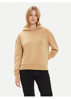 Calvin Klein Bluza Nano Logo K20K207202 Beżowy Relaxed Fit ze sklepu MODIVO w kategorii Bluzy damskie - zdjęcie 182618211