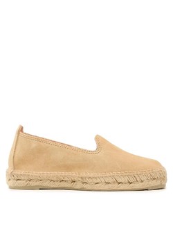 Manebi Espadryle Suede Flat Espadrilles Beżowy ze sklepu MODIVO w kategorii Espadryle damskie - zdjęcie 182618251