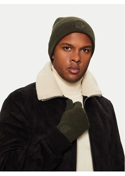 Jack&Jones Zestaw Czapka i Rękawiczki 12264109 Zielony ze sklepu MODIVO w kategorii Czapki zimowe męskie - zdjęcie 182618284