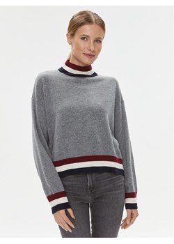 Tommy Hilfiger Golf WW0WW39536 Szary Regular Fit ze sklepu MODIVO w kategorii Swetry damskie - zdjęcie 182618313