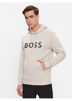 Boss Bluza Soody 1 50504750 Beżowy Regular Fit ze sklepu MODIVO w kategorii Bluzy męskie - zdjęcie 182618351