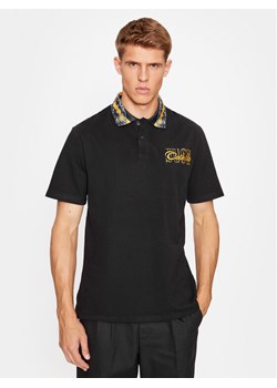 Just Cavalli Polo 75OAGT04 Czarny Regular Fit ze sklepu MODIVO w kategorii T-shirty męskie - zdjęcie 182618360