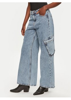 Hugo Jeansy Gemanda 50519907 Niebieski Wide Leg ze sklepu MODIVO w kategorii Jeansy damskie - zdjęcie 182618411