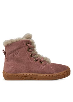 Froddo Trzewiki Minni Suede Laces G2110140 S Różowy ze sklepu MODIVO w kategorii Buty zimowe dziecięce - zdjęcie 182618492