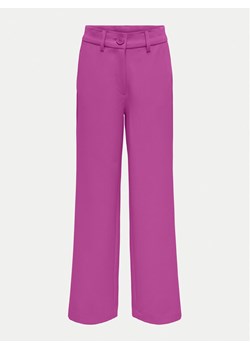 Kids ONLY Spodnie materiałowe Lana Berry 15300093 Różowy Straight Fit ze sklepu MODIVO w kategorii Spodnie dziewczęce - zdjęcie 182618571