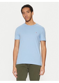 Tommy Jeans T-Shirt Jaspe DM0DM20363 Błękitny Slim Fit ze sklepu MODIVO w kategorii T-shirty męskie - zdjęcie 182618782