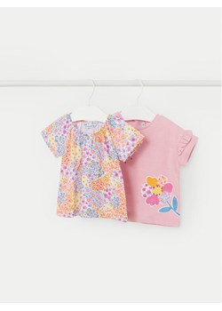 Mayoral Komplet 2 t-shirtów 01008 Różowy Regular Fit ze sklepu MODIVO w kategorii Koszulki niemowlęce - zdjęcie 182618791