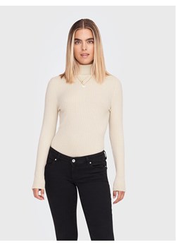 ONLY Golf Karol 15165075 Beżowy Slim Fit ze sklepu MODIVO w kategorii Swetry damskie - zdjęcie 182618811