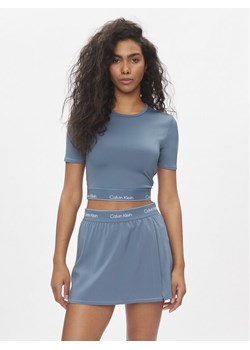 Calvin Klein Performance T-Shirt 00GWS4K194 Niebieski Slim Fit ze sklepu MODIVO w kategorii Bluzki damskie - zdjęcie 182618910