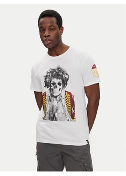 Brave Soul T-Shirt MTS-149CAPITOL Biały Regular Fit ze sklepu MODIVO w kategorii T-shirty męskie - zdjęcie 182618983