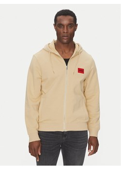 HUGO Bluza Daple212 50447972 Beżowy Regular Fit ze sklepu MODIVO w kategorii Bluzy męskie - zdjęcie 182618990
