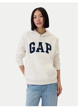 Gap Bluza 463506-55 Écru Regular Fit ze sklepu MODIVO w kategorii Bluzy damskie - zdjęcie 182619083