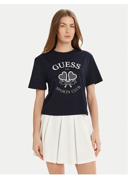 Guess T-Shirt V5GI04 I3Z14 Granatowy Regular Fit ze sklepu MODIVO w kategorii Bluzki damskie - zdjęcie 182619182