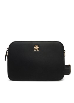 Tommy Hilfiger Torebka Th Logotape Camera Bag AW0AW17229 Czarny ze sklepu MODIVO w kategorii Listonoszki - zdjęcie 182619184