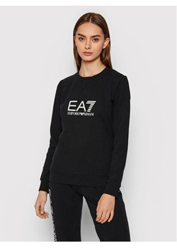 EA7 Emporio Armani Bluza 8NTM35 TJCQZ 1200 Czarny Regular Fit ze sklepu MODIVO w kategorii Bluzy damskie - zdjęcie 182619223