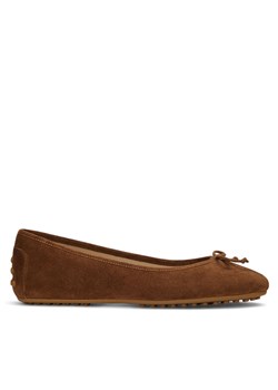 LAUREN RALPH LAUREN Baleriny 802951376001 Brązowy ze sklepu MODIVO w kategorii Balerinki - zdjęcie 182619270