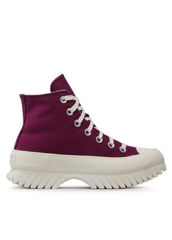 Converse Botki Chuck Taylor All Star Lugged 2.0 Hi A03701C Fioletowy ze sklepu MODIVO w kategorii Trampki damskie - zdjęcie 182619291