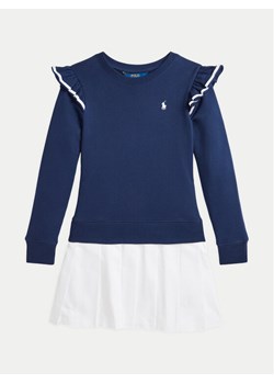 Polo Ralph Lauren Sukienka codzienna 313957742001 Granatowy Regular Fit ze sklepu MODIVO w kategorii Sukienki dziewczęce - zdjęcie 182619304