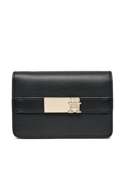 Tommy Hilfiger Duży Portfel Damski Th Heritage Slim Med Wallet AW0AW16916 Czarny ze sklepu MODIVO w kategorii Portfele damskie - zdjęcie 182619324