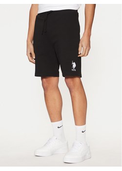 U.S. Polo Assn. Szorty sportowe MUP3355 Czarny Regular Fit ze sklepu MODIVO w kategorii Spodenki męskie - zdjęcie 182619381