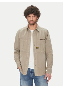 G-Star Raw Koszula D26058 D947 H120 Szary Regular Fit ze sklepu MODIVO w kategorii Koszule męskie - zdjęcie 182619400