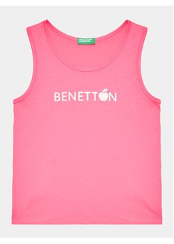 United Colors Of Benetton Top 3I1XGH00K Różowy Regular Fit ze sklepu MODIVO w kategorii Bluzki dziewczęce - zdjęcie 182619434