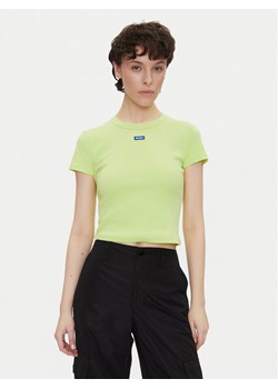 HUGO T-Shirt Baby 50510749 Zielony Slim Fit ze sklepu MODIVO w kategorii Bluzki damskie - zdjęcie 182619521