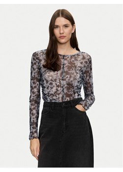Brave Soul Bluzka LLT-225BABY Szary Slim Fit ze sklepu MODIVO w kategorii Bluzki damskie - zdjęcie 182619533