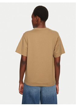 BOSS T-Shirt 50526205 Beżowy Regular Fit ze sklepu MODIVO w kategorii Bluzki damskie - zdjęcie 182619564