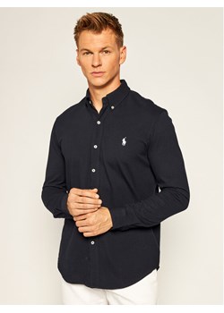Polo Ralph Lauren Koszula 710654408016 Granatowy Regular Fit ze sklepu MODIVO w kategorii Koszule męskie - zdjęcie 182619834