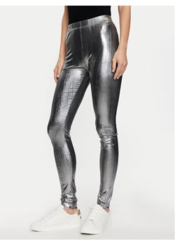 Karen by Simonsen Legginsy Regitze 10105220 Srebrny Slim Fit ze sklepu MODIVO w kategorii Spodnie damskie - zdjęcie 182620062
