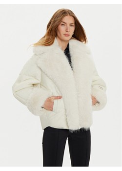 Marciano Guess Kożuch 4BGL1 57188A Écru Regular Fit ze sklepu MODIVO w kategorii Kożuchy - zdjęcie 182620161