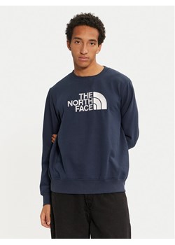 The North Face Bluza Drew Peak NF0A89EK Granatowy Regular Fit ze sklepu MODIVO w kategorii Bluzy męskie - zdjęcie 182620172