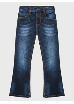 United Colors Of Benetton Jeansy 4M81CE015 Granatowy Flare Fit ze sklepu MODIVO w kategorii Spodnie dziewczęce - zdjęcie 182620273
