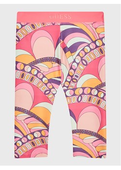 Guess Legginsy J3GB01 MC01P Kolorowy Slim Fit ze sklepu MODIVO w kategorii Spodnie dziewczęce - zdjęcie 182620530