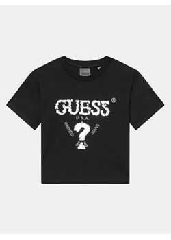 Guess T-Shirt J4YI46 K8FQ4 Czarny Regular Fit ze sklepu MODIVO w kategorii T-shirty chłopięce - zdjęcie 182620591