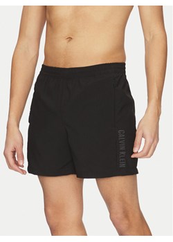 Calvin Klein Swimwear Szorty kąpielowe KM0KM01096 Czarny Regular Fit ze sklepu MODIVO w kategorii Kąpielówki - zdjęcie 182620630