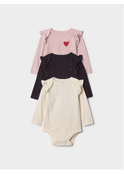 Gap Komplet 3 par body 601102-01 Kolorowy Regular Fit ze sklepu MODIVO w kategorii Body niemowlęce - zdjęcie 182620642