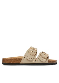 ONLY Shoes Klapki Onlmaxi-15 Pu Studs Buckle 15341190 Écru ze sklepu MODIVO w kategorii Klapki damskie - zdjęcie 182620653
