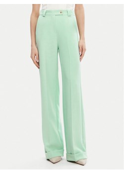 Maryley Spodnie materiałowe 25EB537/M26/43SP Zielony Regular Fit ze sklepu MODIVO w kategorii Spodnie damskie - zdjęcie 182620784