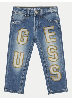 Guess Jeansy N4BA04 D4GV0 Niebieski Regular Fit ze sklepu MODIVO w kategorii Spodnie dziewczęce - zdjęcie 182620792