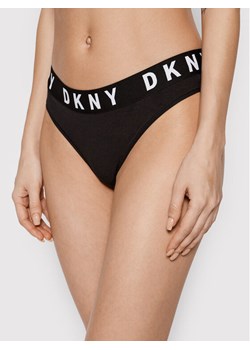 DKNY Stringi DK4529 Czarny ze sklepu MODIVO w kategorii Majtki damskie - zdjęcie 182621054