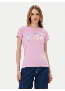 Gap T-Shirt 776775-06 Różowy Regular Fit ze sklepu MODIVO w kategorii Bluzki damskie - zdjęcie 182621273