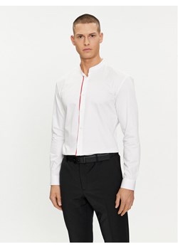 Hugo Koszula 50513926 Biały Slim Fit ze sklepu MODIVO w kategorii Koszule męskie - zdjęcie 182621363