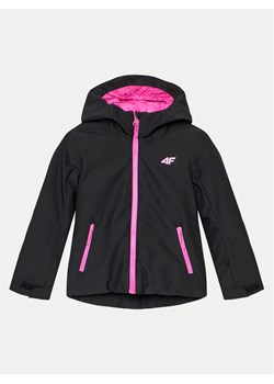 4F Kurtka narciarska 4FJWAW24TTJAF541 Czarny Regular Fit ze sklepu MODIVO w kategorii Kurtki dziewczęce - zdjęcie 182621510