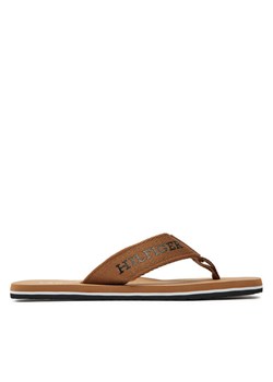 Tommy Hilfiger Japonki Monotype FM0FM05237 Brązowy ze sklepu MODIVO w kategorii Klapki męskie - zdjęcie 182621534