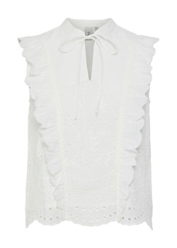 YAS Bluzka Luma 26036259 Biały Regular Fit ze sklepu MODIVO w kategorii Bluzki damskie - zdjęcie 182621663