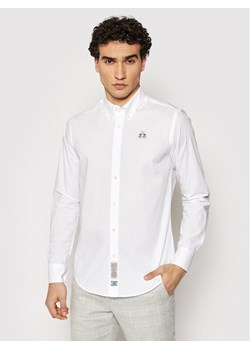 La Martina Koszula CCMC02 PP003 Biały Slim Fit ze sklepu MODIVO w kategorii Koszule męskie - zdjęcie 182621753
