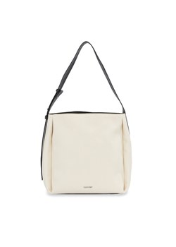 Calvin Klein Torebka Gracie Bucket Bag_Canvas K60K611665 Écru ze sklepu MODIVO w kategorii Listonoszki - zdjęcie 182621792