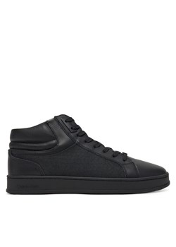 Calvin Klein Sneakersy High Top Lace Up Eyelet Jaq Mono HM0HM01816 Czarny ze sklepu MODIVO w kategorii Buty sportowe męskie - zdjęcie 182621924